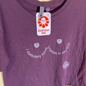 Purple Graphic Tee Size Large NWT